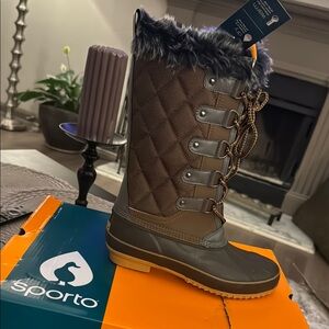 Sporto Deal Water proof Duck Boot  SZ 9M BRAND NEW IN BOX‼️